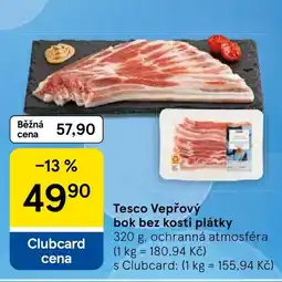 Tesco Tesco Vepřový bok bez kosti plátky nabídka