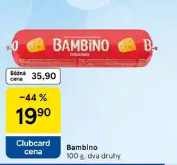 Tesco Bambino nabídka