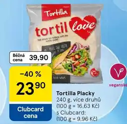 Tesco Tortilla Placky nabídka