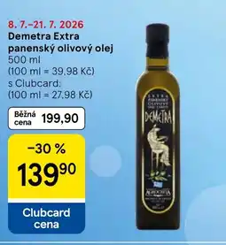 Tesco Demetra Extra panenský olivový olej nabídka