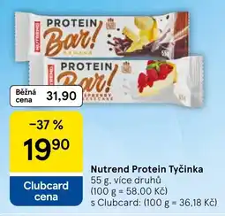 Tesco Nutrend Protein Tyčinka nabídka