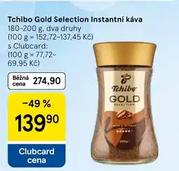 Tesco Tchibo Gold Selection Instantní káva nabídka