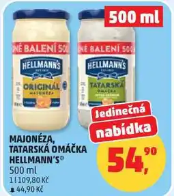 Penny Market TATARSKÁ OMÁČKA HELLMANN'S nabídka