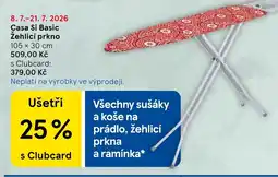 Tesco Casa Si Basic Žehlicí prkno nabídka