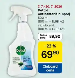 Tesco Dettol Antibakteriální sprej nabídka