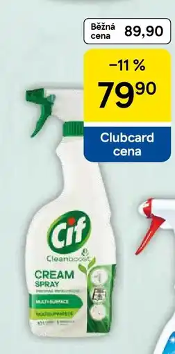 Tesco Cif Krémová čisticí pěna nabídka
