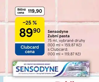 Tesco Sensodyne Zubní pasta nabídka