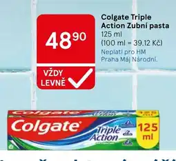 Tesco Colgate Triple Action Zubní pasta nabídka