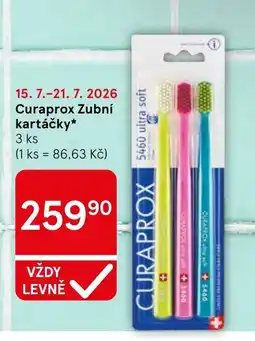 Tesco Curaprox Zubní kartáčky nabídka