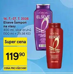 Tesco Elseve Šampon na vlasy nabídka