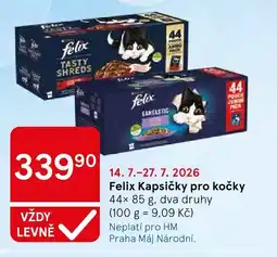 Tesco Felix Kapsičky pro kočky nabídka