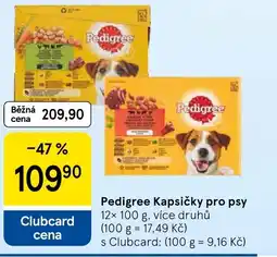 Tesco Pedigree Kapsičky pro psy nabídka