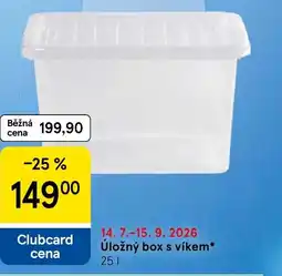 Tesco Úložný box s víkem nabídka