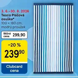 Tesco Tesco Plážová osuška nabídka
