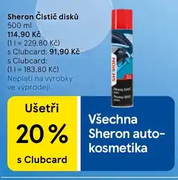 Tesco Sheron Čistič disků nabídka