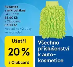 Tesco Rukavice z mikrovlákna nabídka