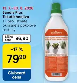 Tesco Sandis Plus Tekuté hnojivo nabídka