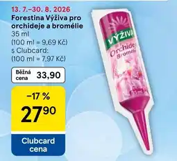 Tesco Forestina Výživa pro orchideje a bromélie nabídka