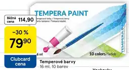 Tesco Temperové barvy nabídka