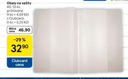 Tesco Obaly na sešity nabídka