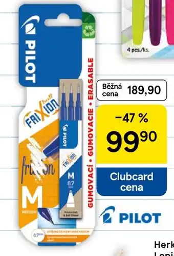Tesco Pilot Frixion Ball Náplně do rolleru nabídka