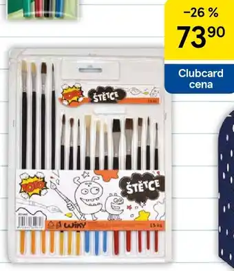 Tesco Toto Sada štětců nabídka