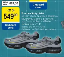 Tesco Pracovní boty nízké nabídka