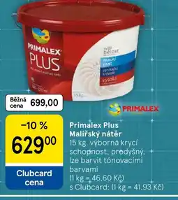 Tesco Primalex Plus Malířský nátěr nabídka