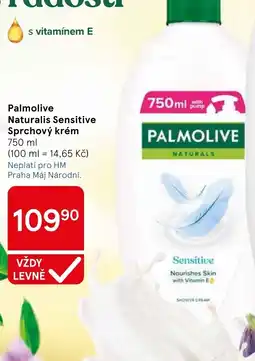Tesco Palmolive Naturalis Sensitive Sprchový krém nabídka