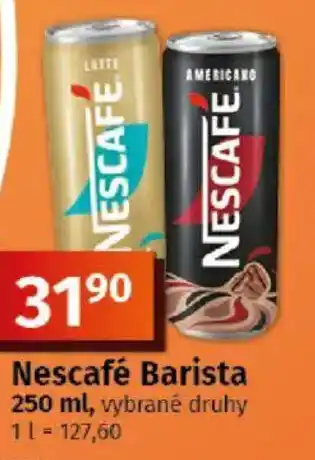 COOP TIP Nescafé Barista nabídka