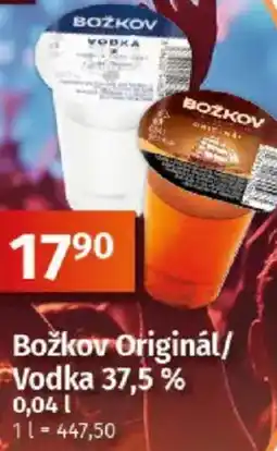 COOP TIP Božkov Originál/ Vodka 37,5% nabídka
