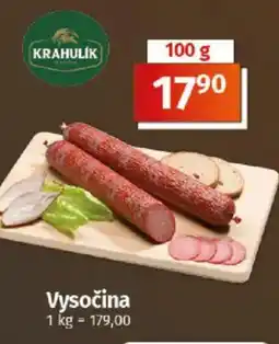COOP TIP Vysočina nabídka
