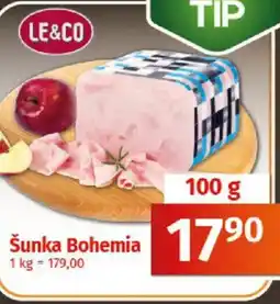 COOP TIP Šunka Bohemia nabídka