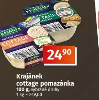 COOP TIP Krajánek cottage pomazánka nabídka