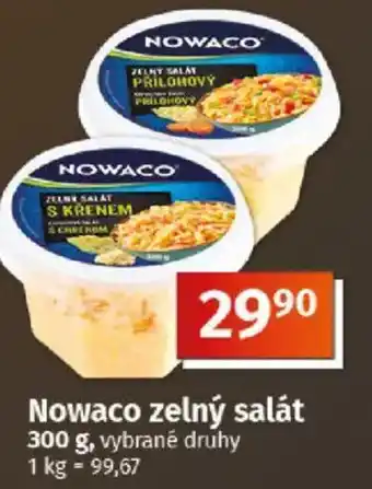 COOP TIP Nowaco zelný salát nabídka