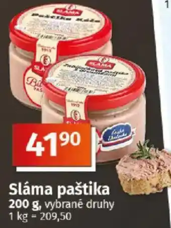 COOP TIP Sláma paštika nabídka