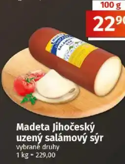 COOP TIP Madeta Jihočeský uzený salámový sýr nabídka