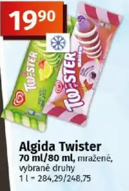 COOP TIP Algida Twister nabídka