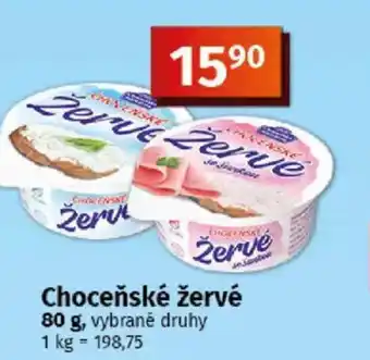 COOP TIP Choceňské žervé nabídka