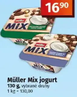 COOP TIP Müller Mix jogurt nabídka