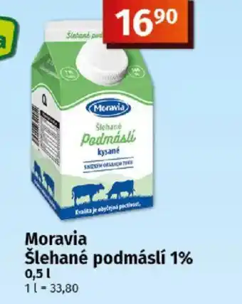 COOP TIP Moravia šlehané podmáslí 1% nabídka