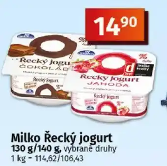 COOP TIP Milko Řecký jogurt nabídka