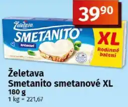 COOP TIP Želetava Smetanito smetanové XL nabídka