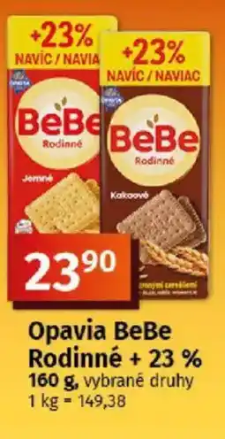 COOP TIP Opavia BeBe Rodinné + 23% nabídka