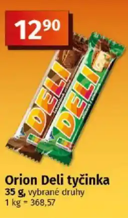 COOP TIP Orion Deli tyčinka nabídka