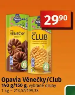 COOP TIP Opavia Věnečky/Club nabídka