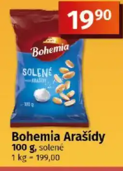 COOP TIP Bohemia Arašídy nabídka