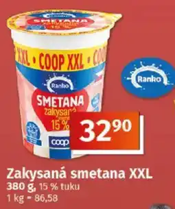 COOP TIP Zakysaná smetana XXL nabídka