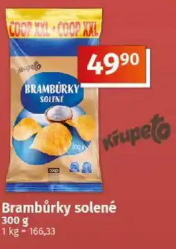 COOP TIP Brambůrky solené nabídka