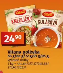 COOP TIP Vitana polévka nabídka